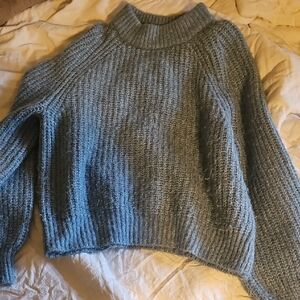 Universal Thread Blue Cowl Neck Sweater